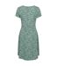 Womens/ladies Orchid Leaf Uv Midi Dress Khaki Green Mountain Warehouse-2