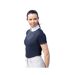 Womens/ladies Ledmore Diamante Show Shirt Navy Coldstream-1