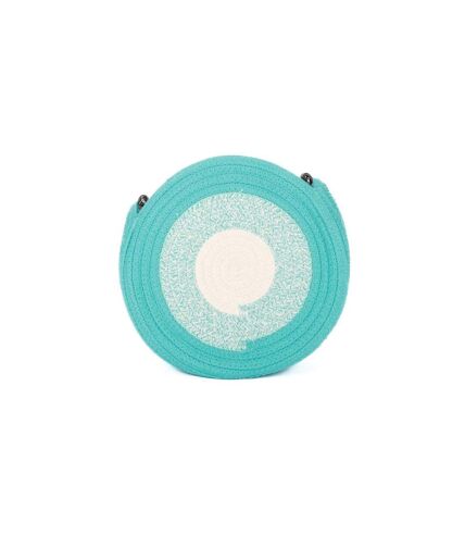 Panier rond LES TROPEZIENNES Danatil - turquoise