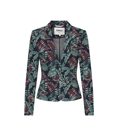 Blazer Marine/Vert Femme Only Tadia - L