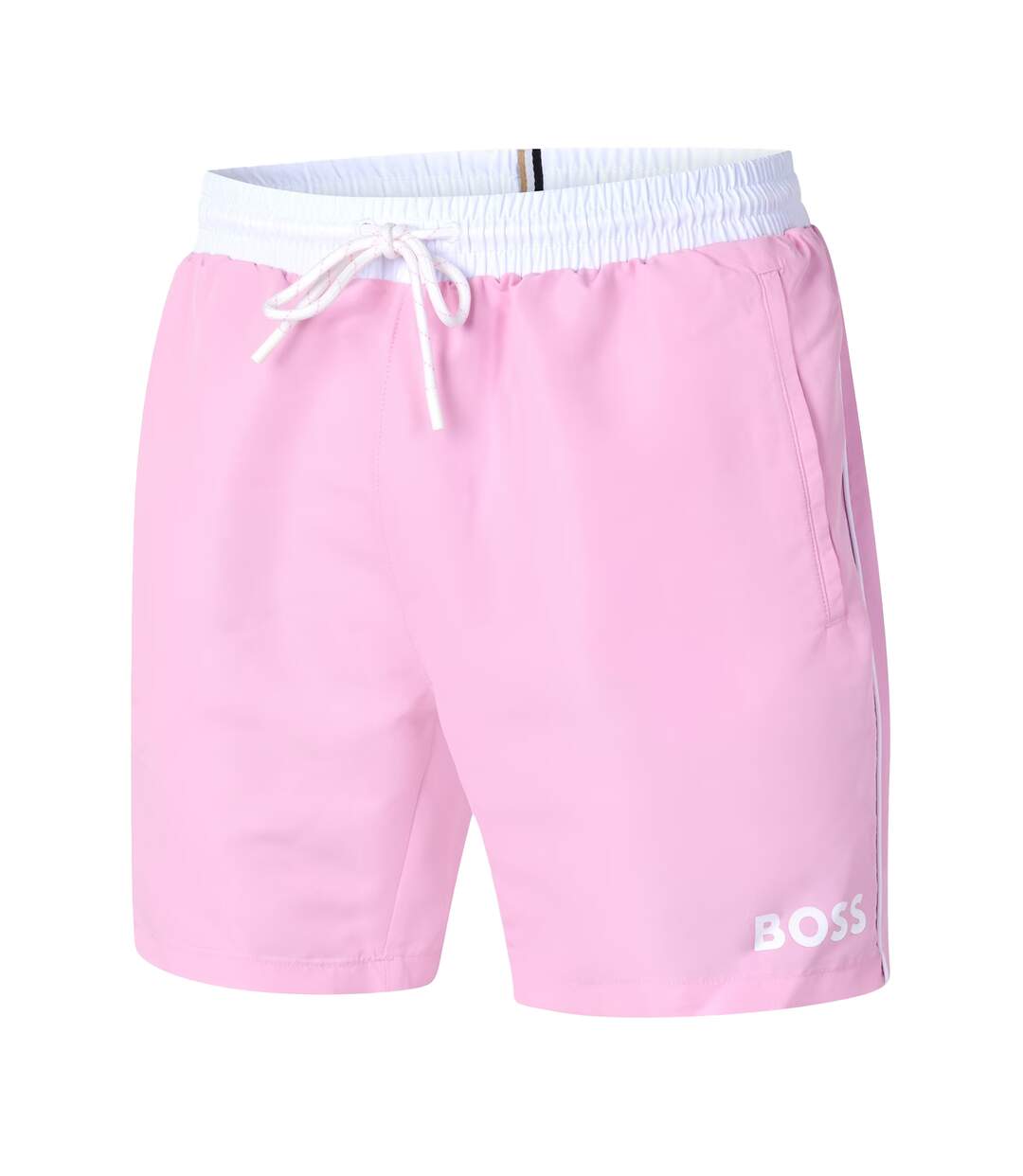 Mens Starfish Swim Shorts Light Pink Boss-3