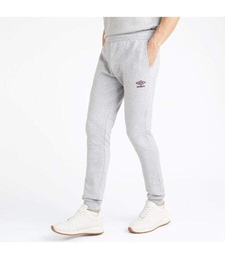 Umbro Mens Core Skinny Sweatpants (Woodland Grey/Mauve Shadow)