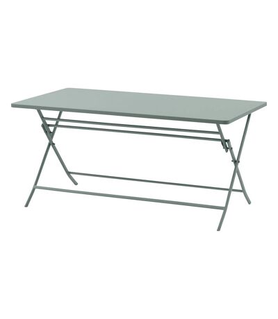 Table de jardin pliante rectangulaire 6 places GREENSBORO - Vert olive