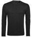 T-shirt manches longues pour homme - 02074 - gris anthracite