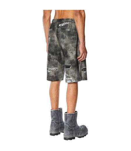 Short Homme Noir Gris Diesel