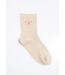 Chaussettes fil métallisé message BISOU-2