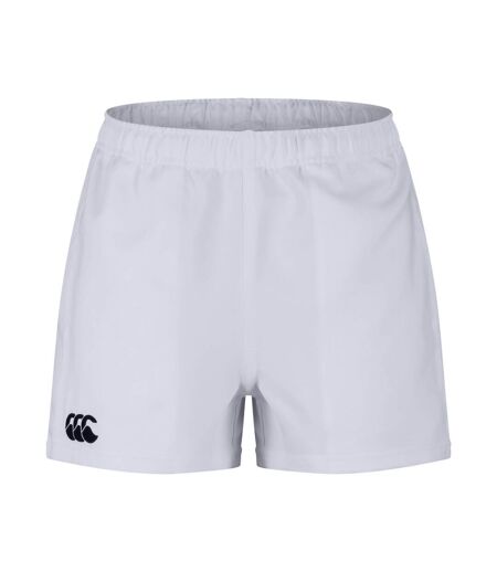 Mens Players Drill Shorts White Canterbury