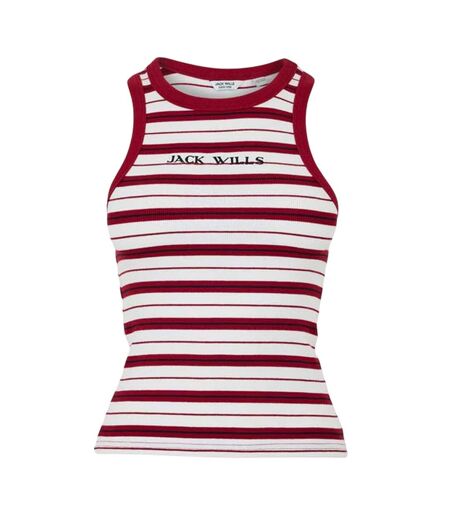 Débardeur Motif/style À Rayures Femme Rouge Jack Wills