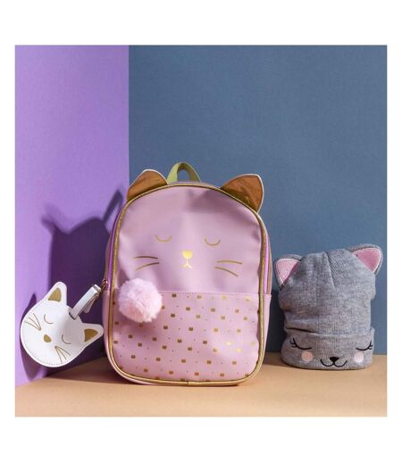 Sac à dos pour enfants Chat Rose