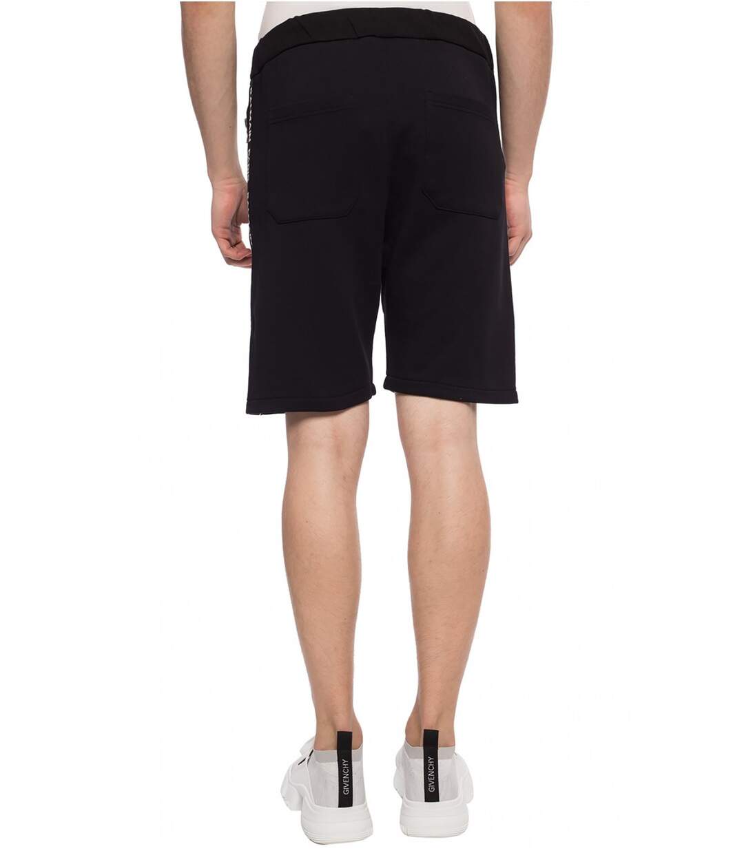 Short en coton molletonné sportswear  -  Balmain - Homme