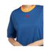Womens/ladies Elektra Oversized T-shirt Navy Red Run-4