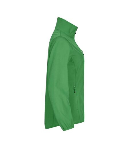 Womens/ladies Classic Soft Shell Jacket Apple Green Clique