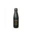 West Ham United FC Stainless Steel Thermal Water Bottle (Black/Gold) (One Size) - UTSG22444