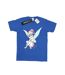 Disney Femme/Les femmes Fée Clochette Christmas Fairy Coton Boyfriend T-Shirt (Bleu royal) - UTBI46450-1
