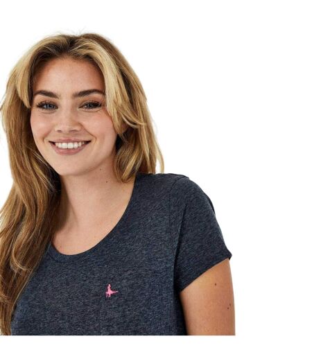 Womens/ladies Fullford Chest Pocket T-shirt Navy Jack Wills