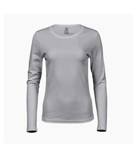 Tee Jays Womens/Ladies Interlock Long-Sleeved T-Shirt (White)