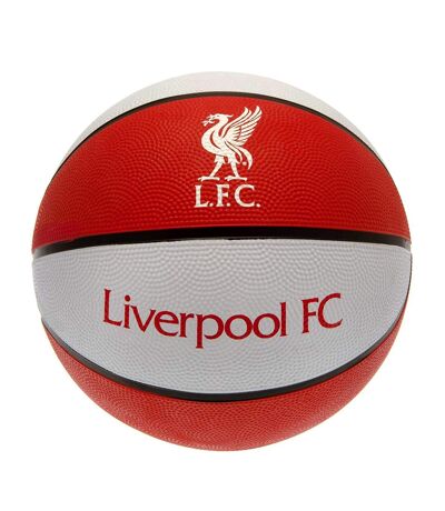 Liverpool FC - Ballon de basket (Blanc / Rouge) (Taille 7) - UTTA9667