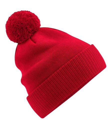 Bonnet En Coton Biologique Snowstar Rouge Beechfield
