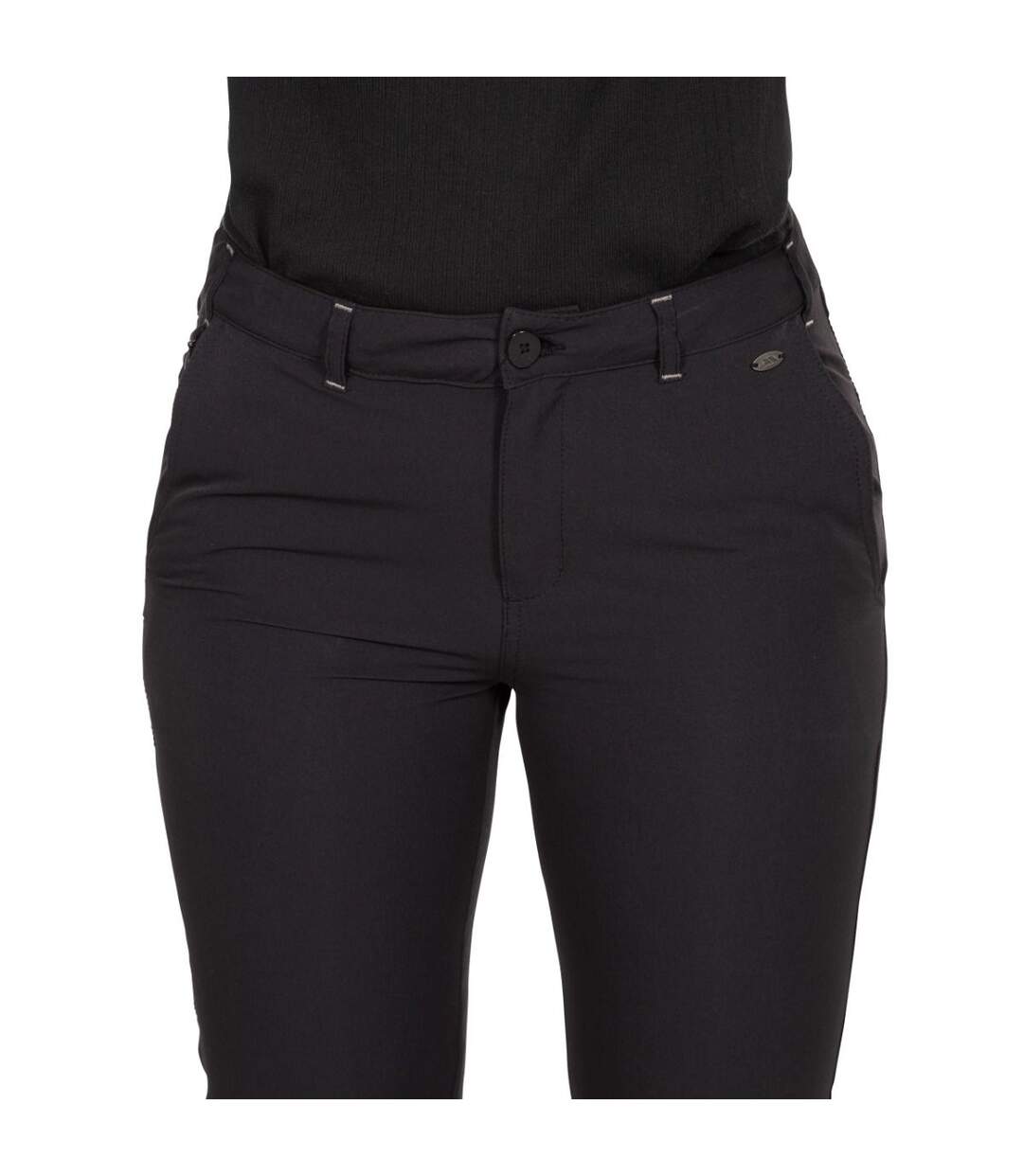 Womens/ladies mags capri black Trespass-3