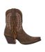 Bottines Santiags Crush Femme Marron Durango-4