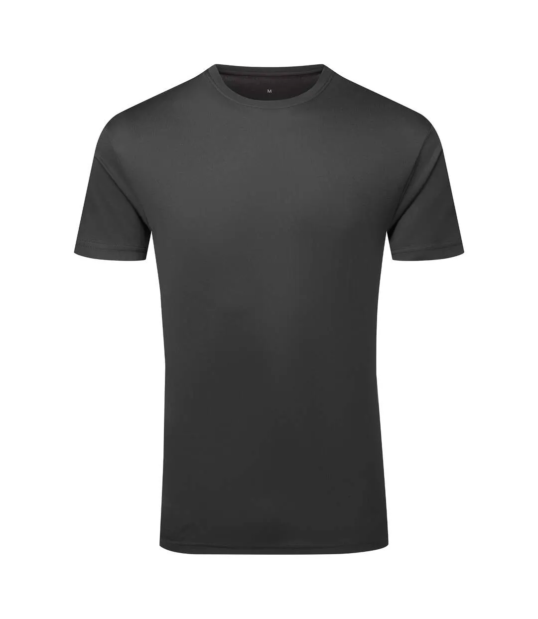 T-shirt Motif/style Texturé Homme Anthracite TriDri-1