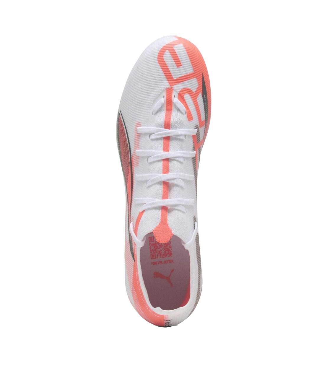 Mens Ultra 5 Match Firm Ground Football Boots  White Puma-3