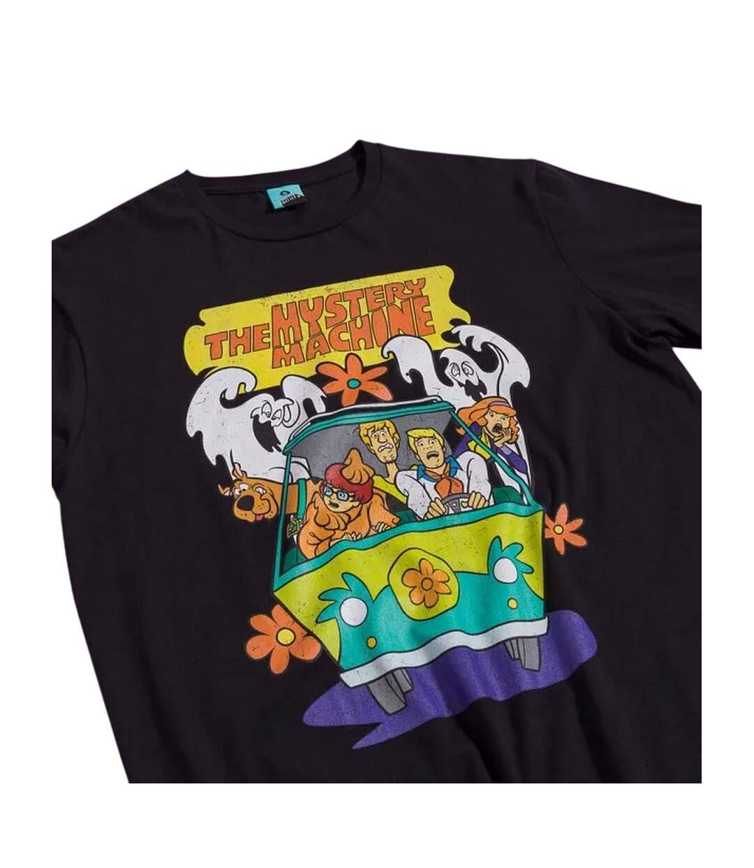 T-shirt The Mystery Machine Adulte Noir Scooby Doo-4