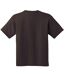 Youth unisex heavy cotton t-shirt dark chocolate Gildan