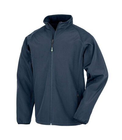 Result Genuine Recycled Mens Printable Soft Shell Jacket (Navy) - UTBC4888