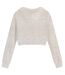 Sweat Court À Capuche Femme Beige Miso-2