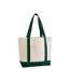 Tote Bag Earthaware Taille Unique Naturel Vert Bouteille Westford Mill-1
