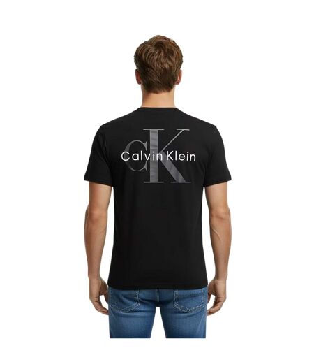 T-shirt Motif/style Monochrome Homme Noir Calvin Klein