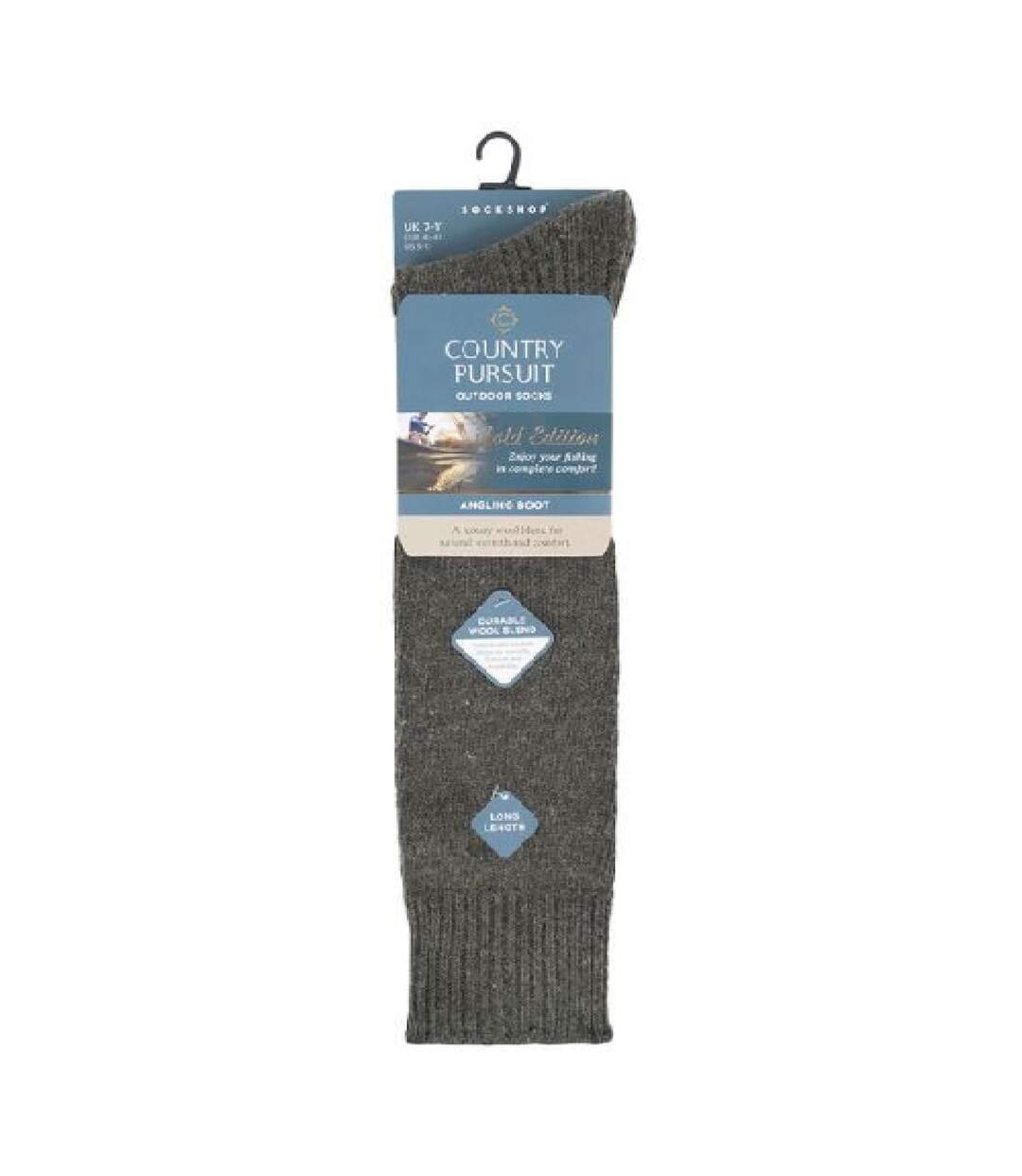 1 Pack Mens Knee High Outdoor Fisherman Socks for Angling-2