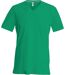 T-shirt manches courtes col V - K357 - vert kelly - homme