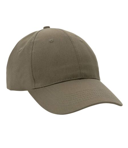 Impact aware 6 panel recycled cotton cap green XD Collection