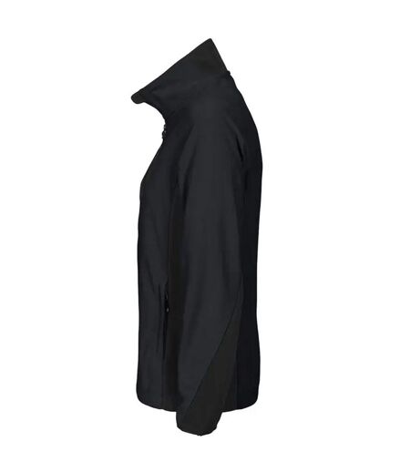 Womens/ladies Prio 2326 Microfleece Raglan Fleece Jacket Black Projob