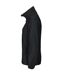 Womens/ladies Prio 2326 Microfleece Raglan Fleece Jacket Black Projob-3