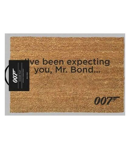 James Bond Ive Been Expecting You Door Mat (Brown) (One Size)