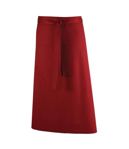 Tablier De Bar Colours Collection Taille Unique Bordeaux Premier