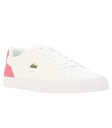 Baskets lerond pro femme blanc / rose Lacoste