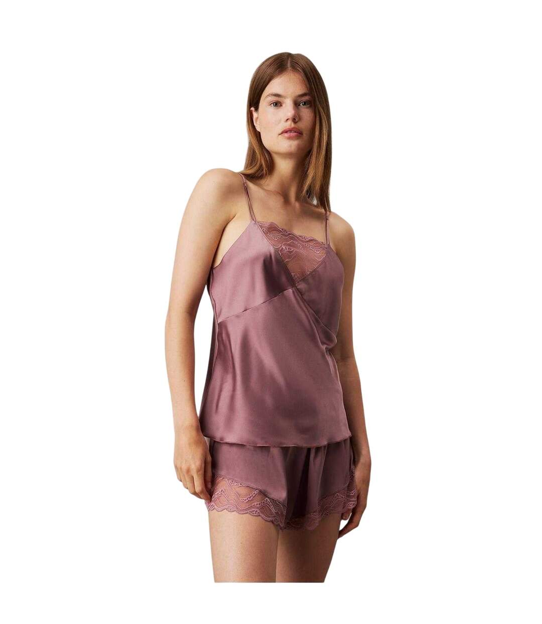Débardeur Bretelles Fines Femme Rose Calvin Klein-2