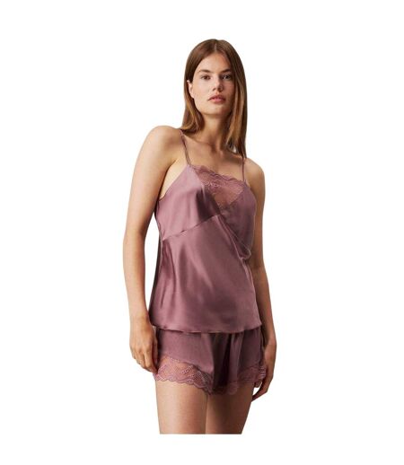 Débardeur Bretelles Fines Femme Rose Calvin Klein
