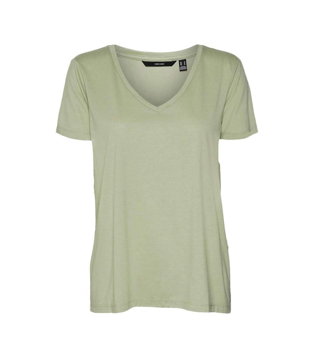 T-shirt Vert Femme Vero Moda Spicy - S-1