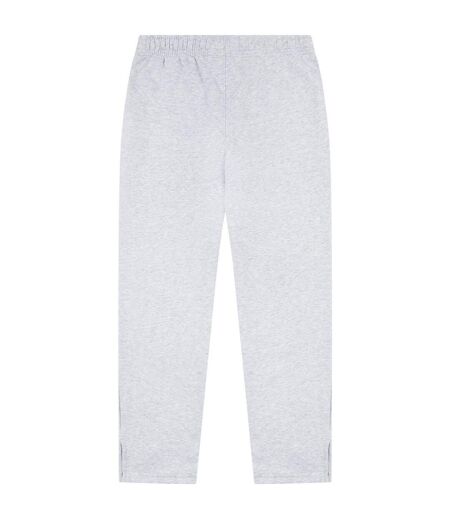 Unisex Adult Core Combed Cotton Split Hem Jogging Bottoms Ash Grey Casual Classics
