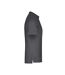 Polo Motif/style Uni Homme Gris Clair Chiné Noir James And Nicholson-4