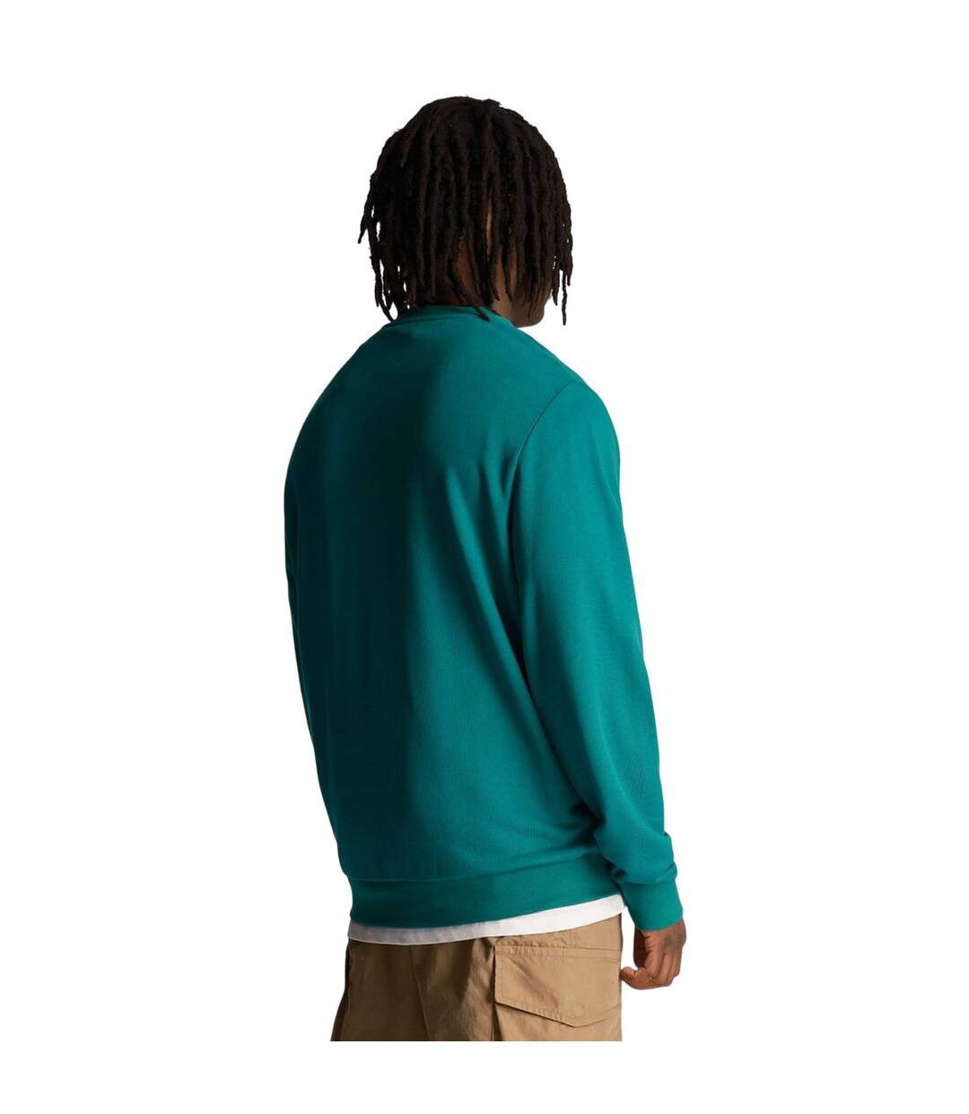 Sweat Motif Brodé Homme Vert Lyle & Scott-3