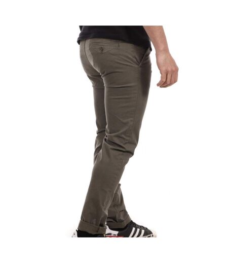 Pantalon chino marron homme teddy smith 10115957d