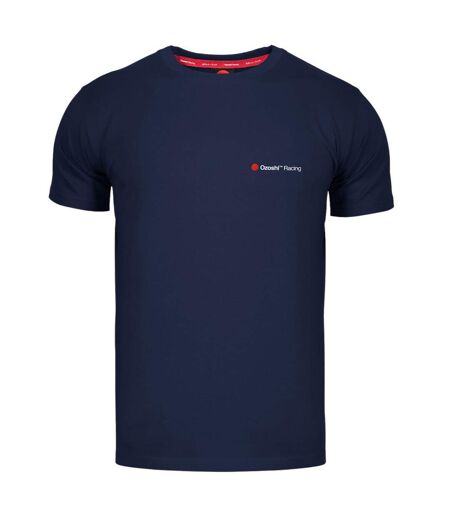 T-shirt Motif/style Petit Logo Homme Bleu Marine Ozoshi