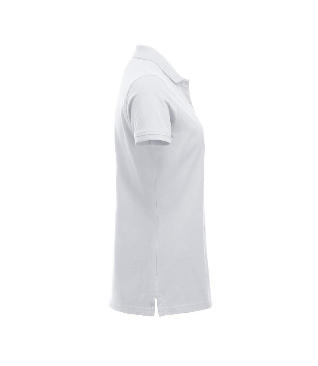 Polo marion femme blanc Clique-3