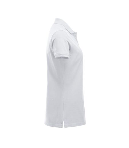 Polo marion femme blanc Clique